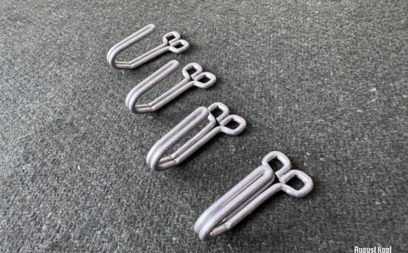 Aluminium Belt hooks 4pcs set