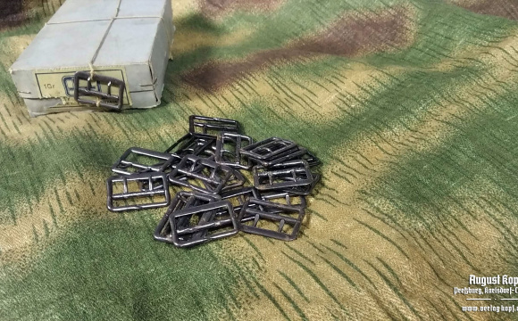 Original two-prong metal buckle set of 20pcs black